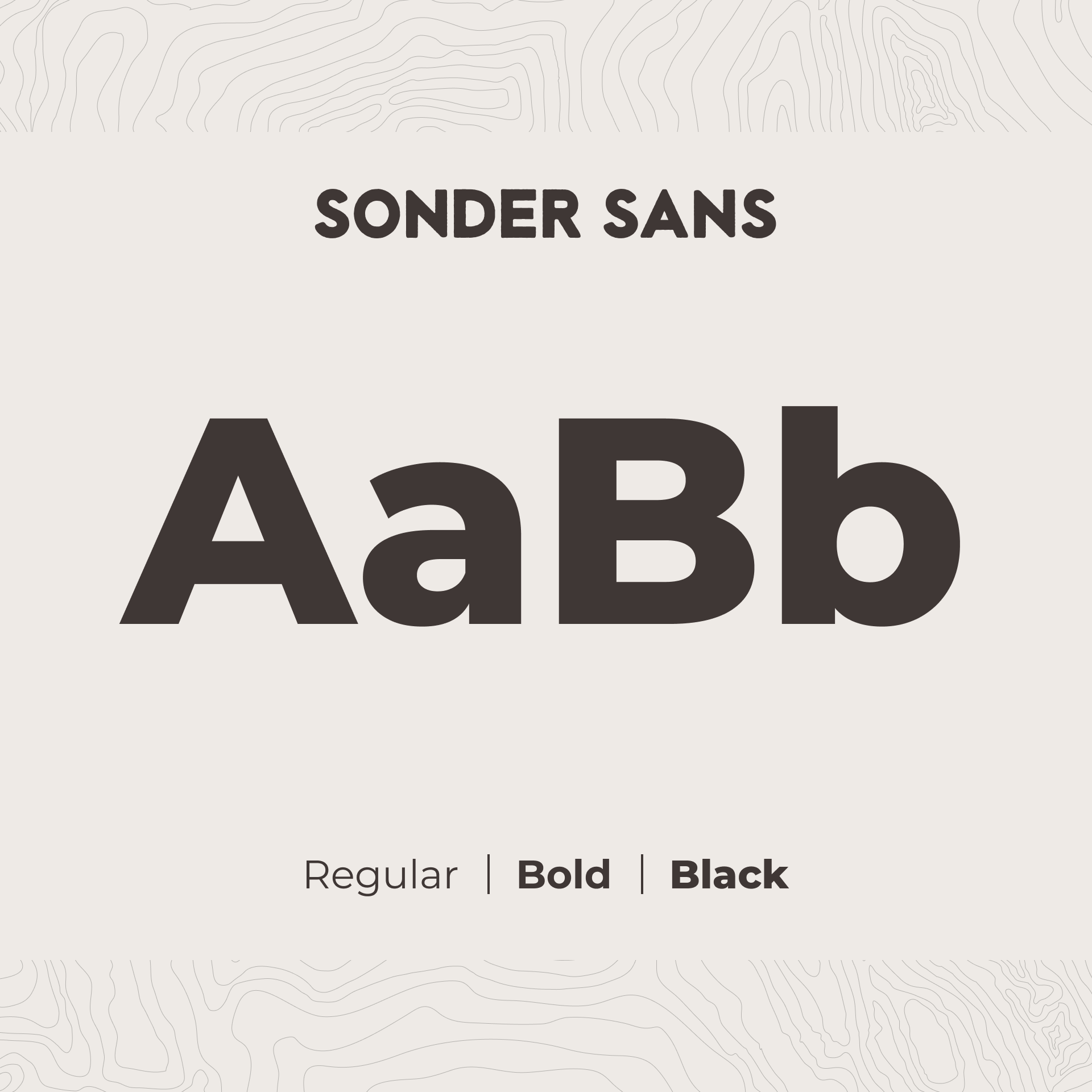 The Clubhouse typography specimens: Sonder Sans and Montserrat